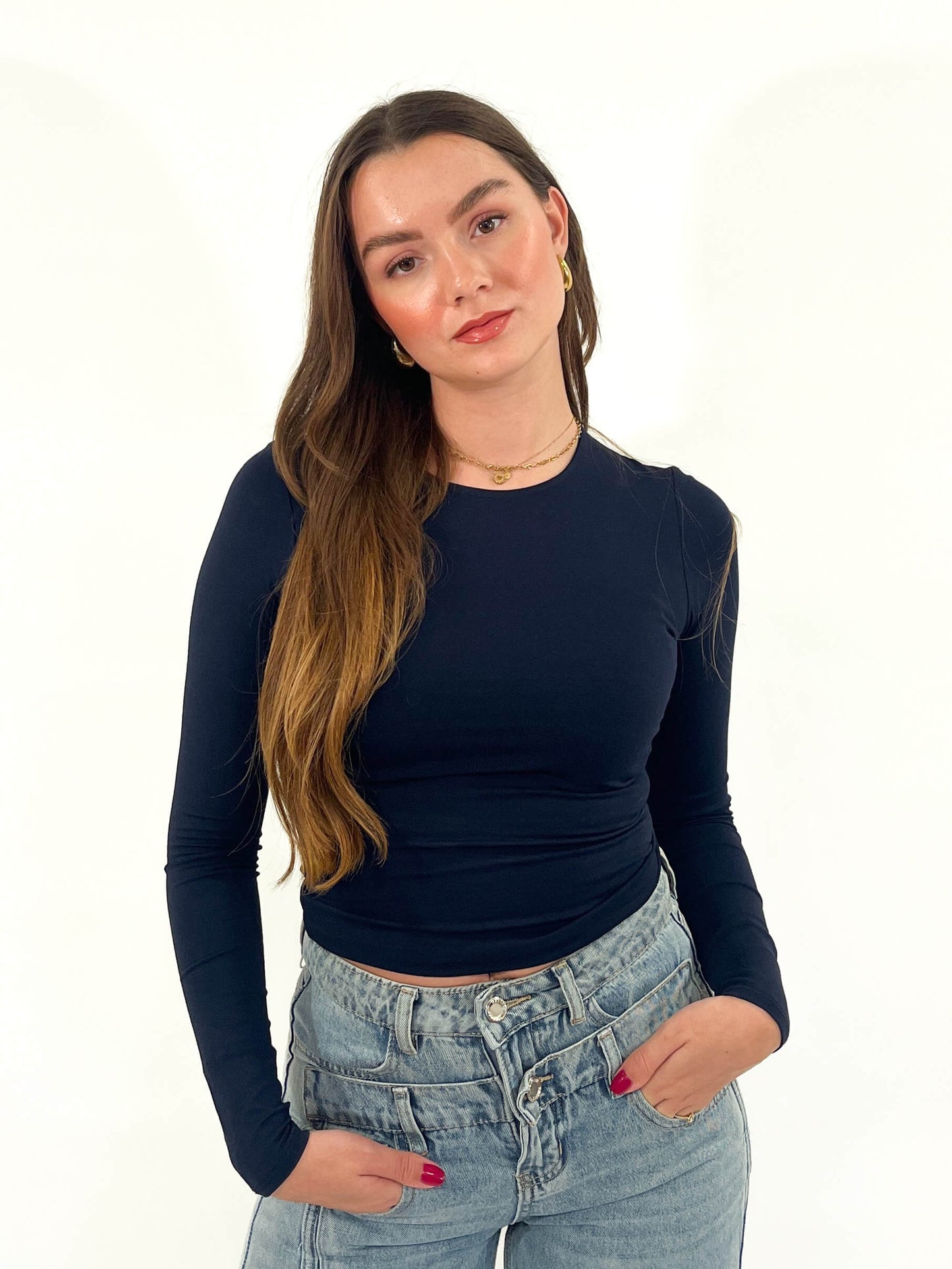 Zia Top - Navy