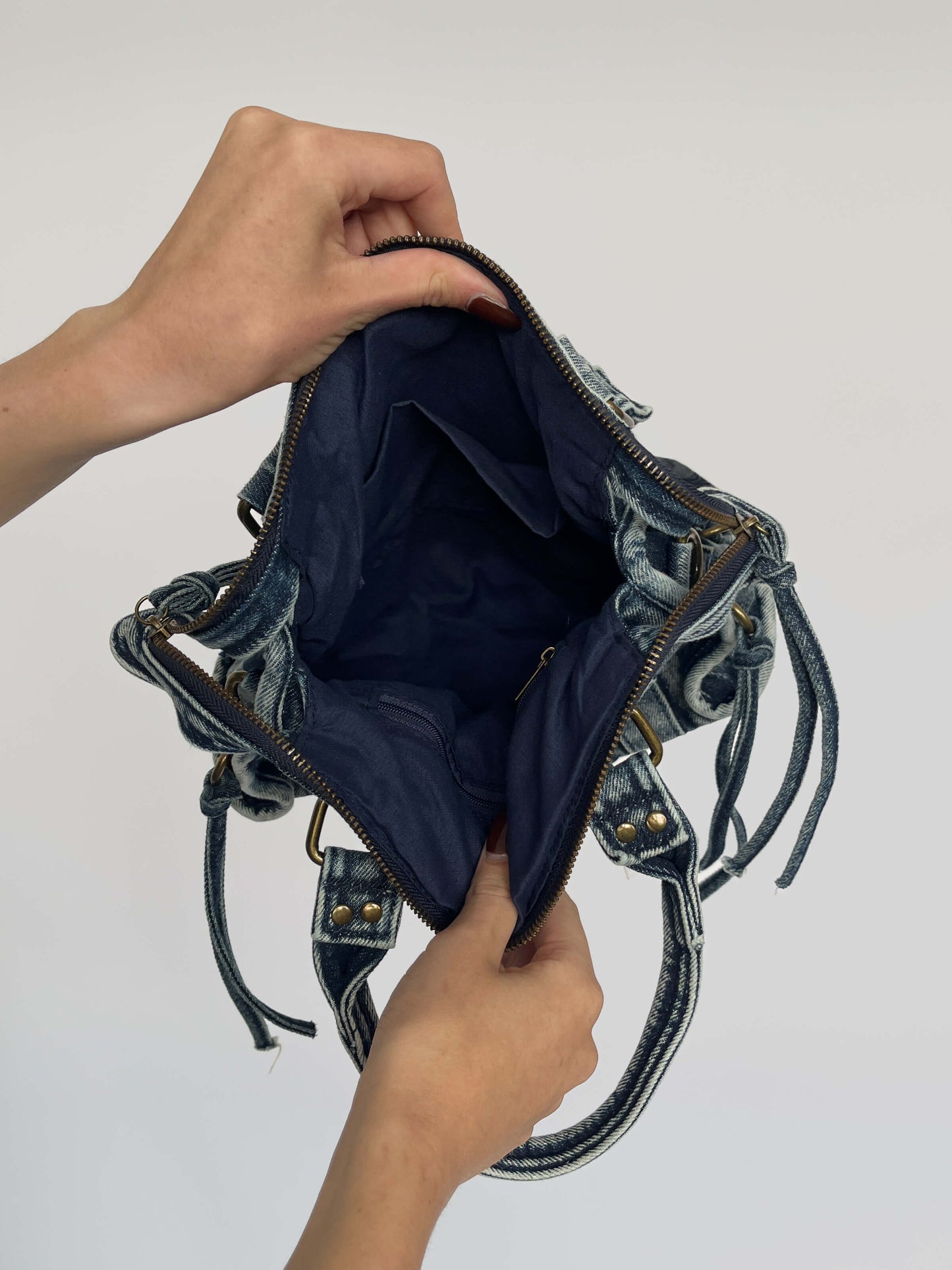 Denim City Bag - Blauw