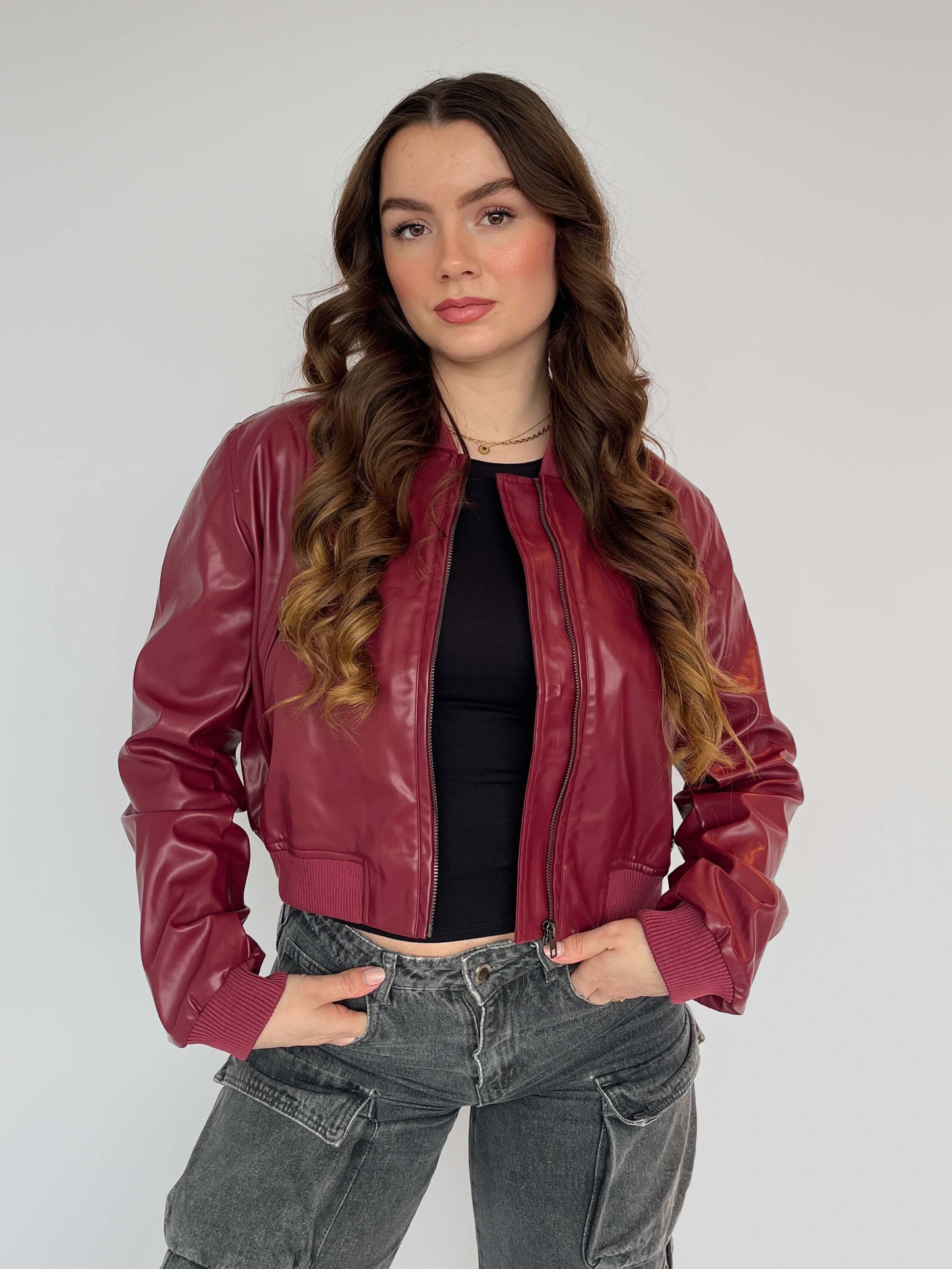 Leah Jacket - Bordeaux