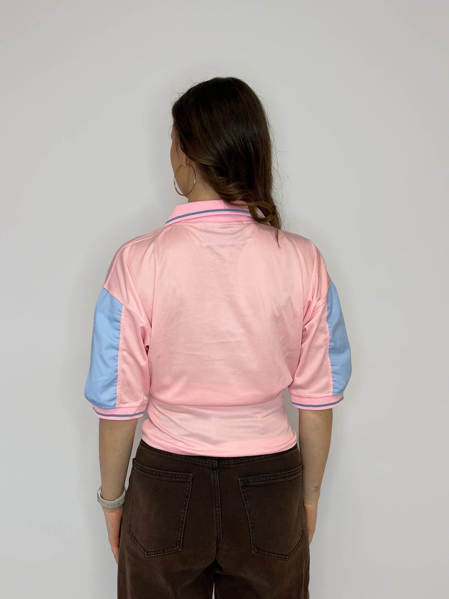 Rosa Jersey - Pink/Blue