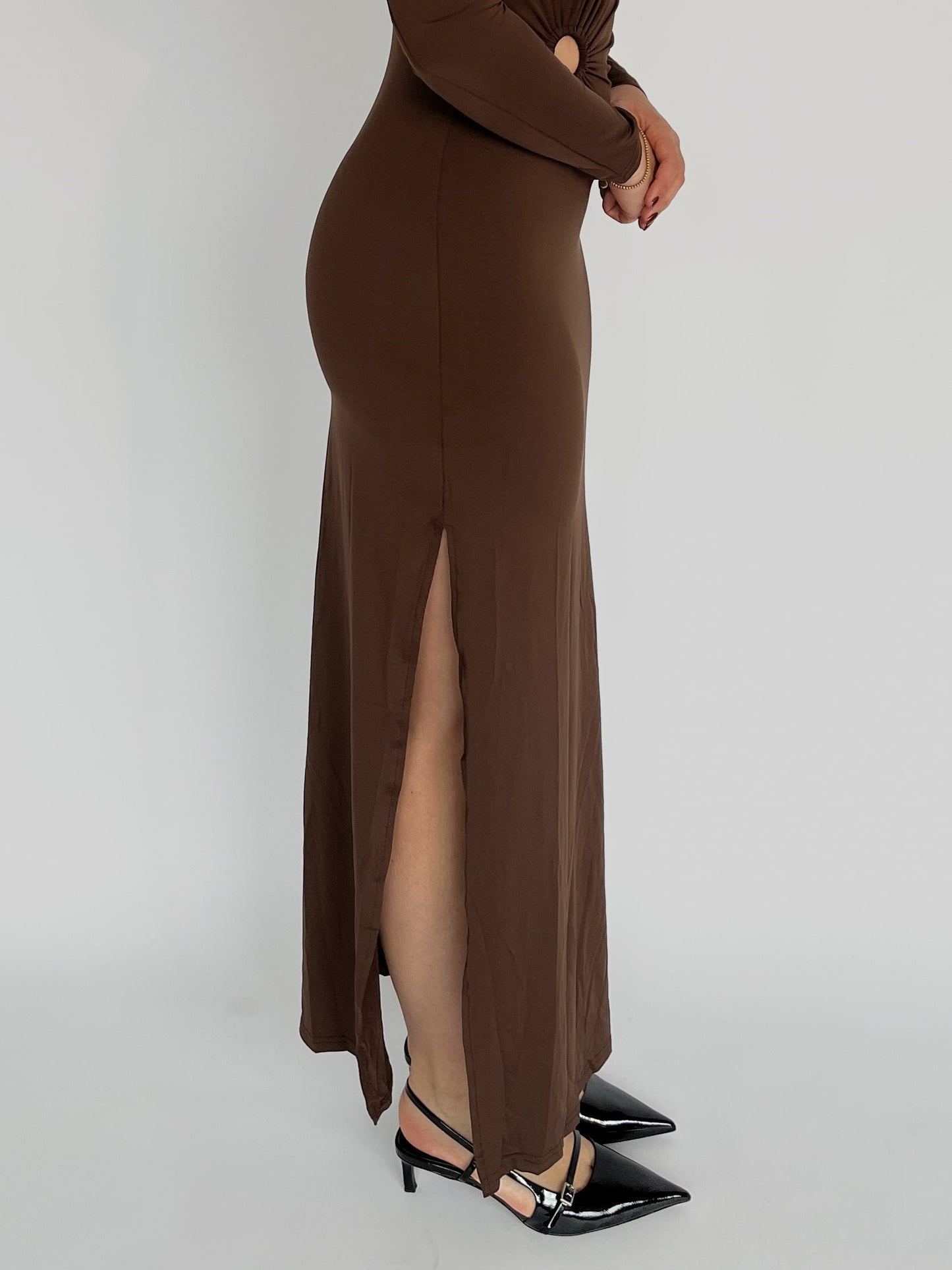 Riley Dress - Brown