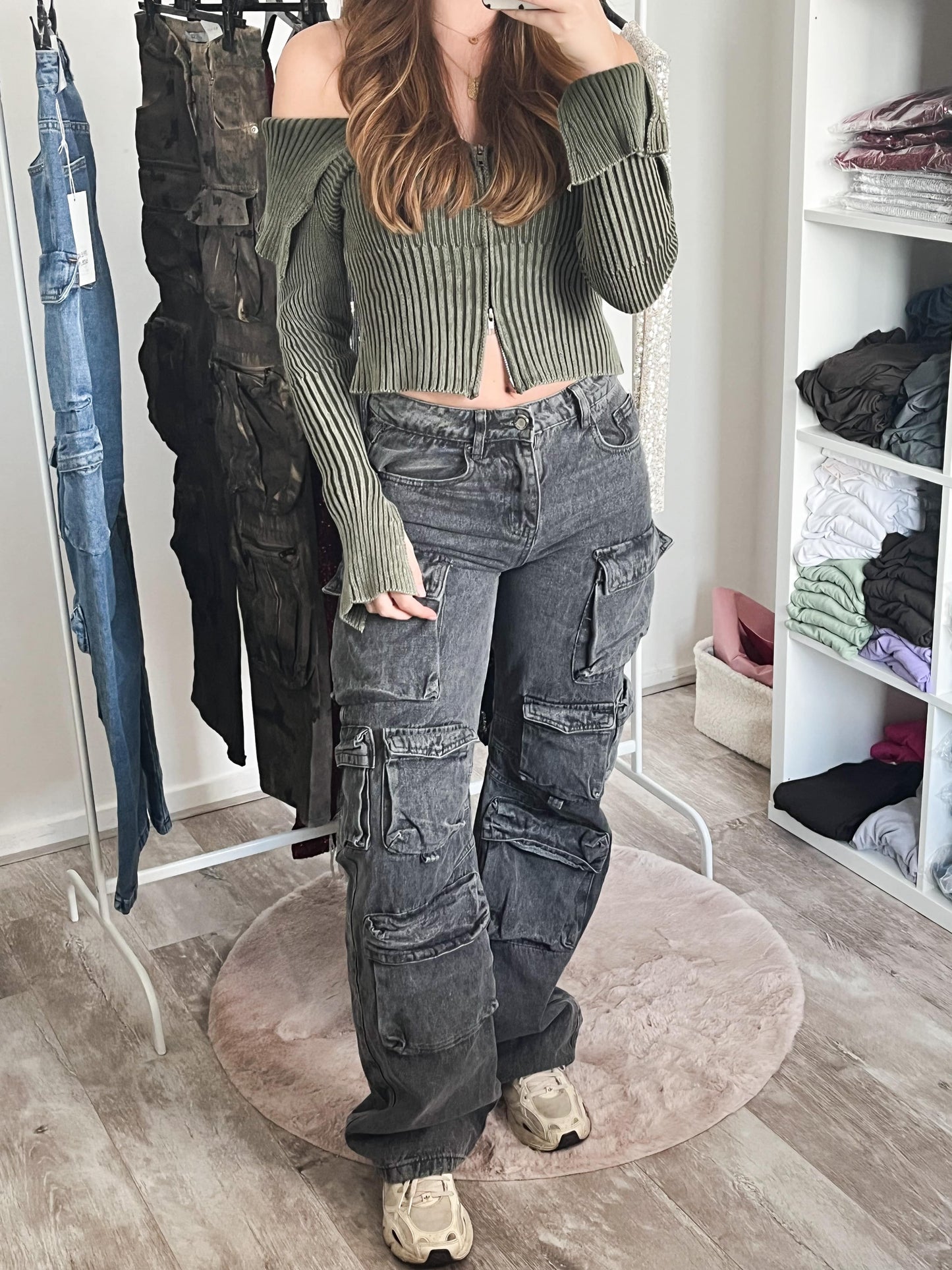 Dunja cargo - Dark Grey