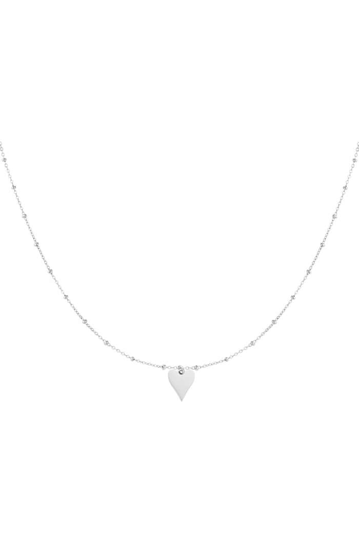 Hartjes ketting - Zilver