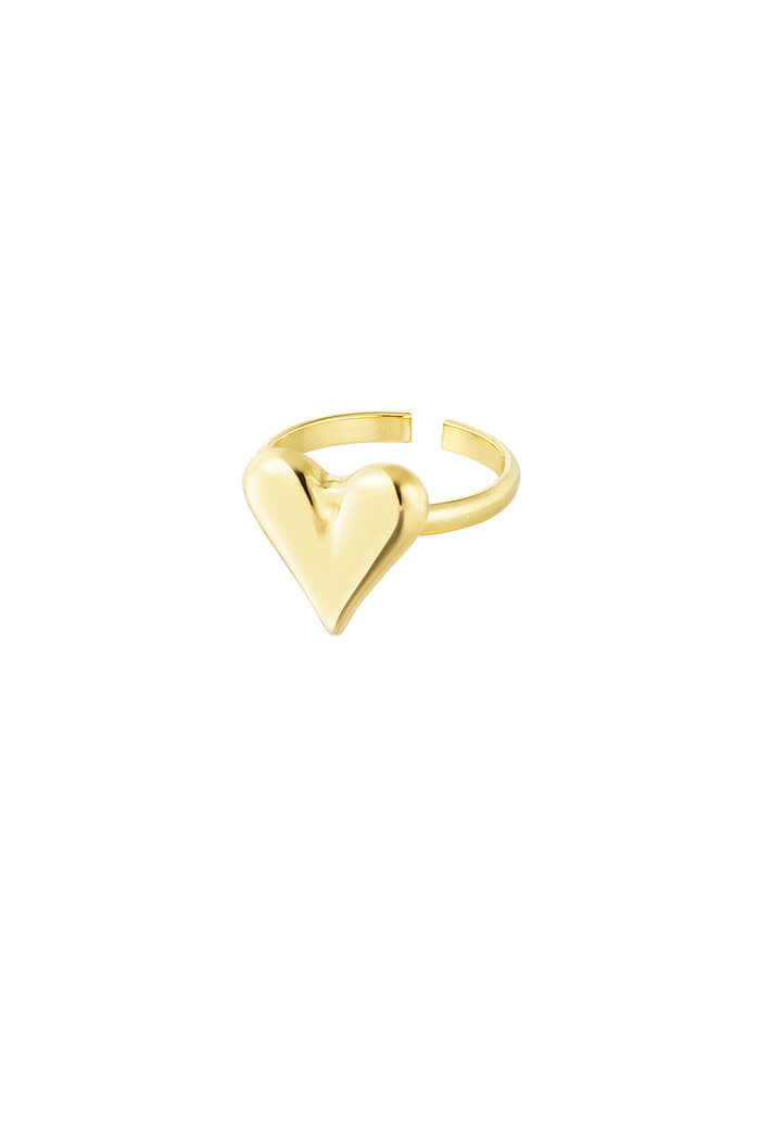 Heart ring - goud