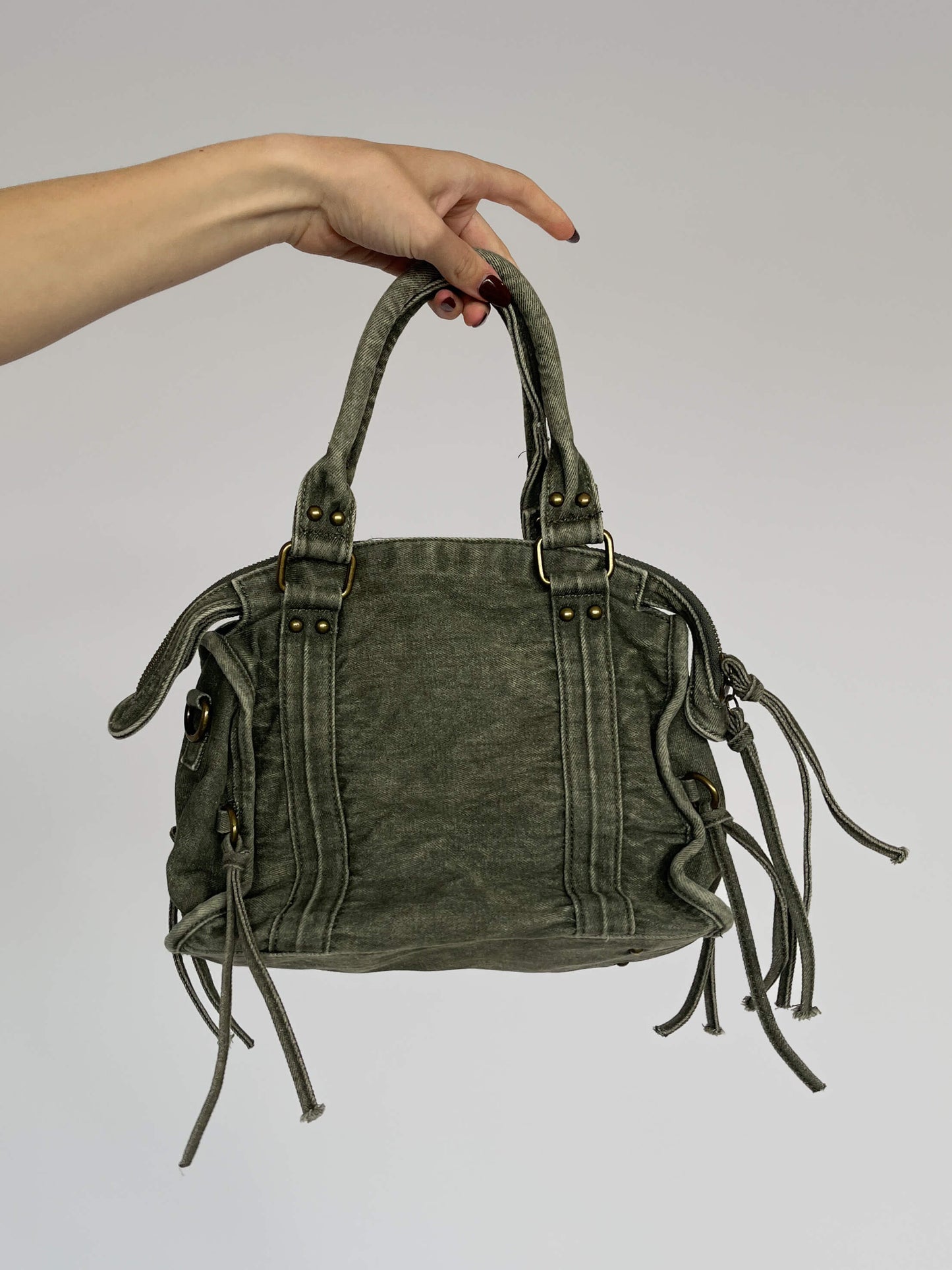 Denim City Bag - Groen