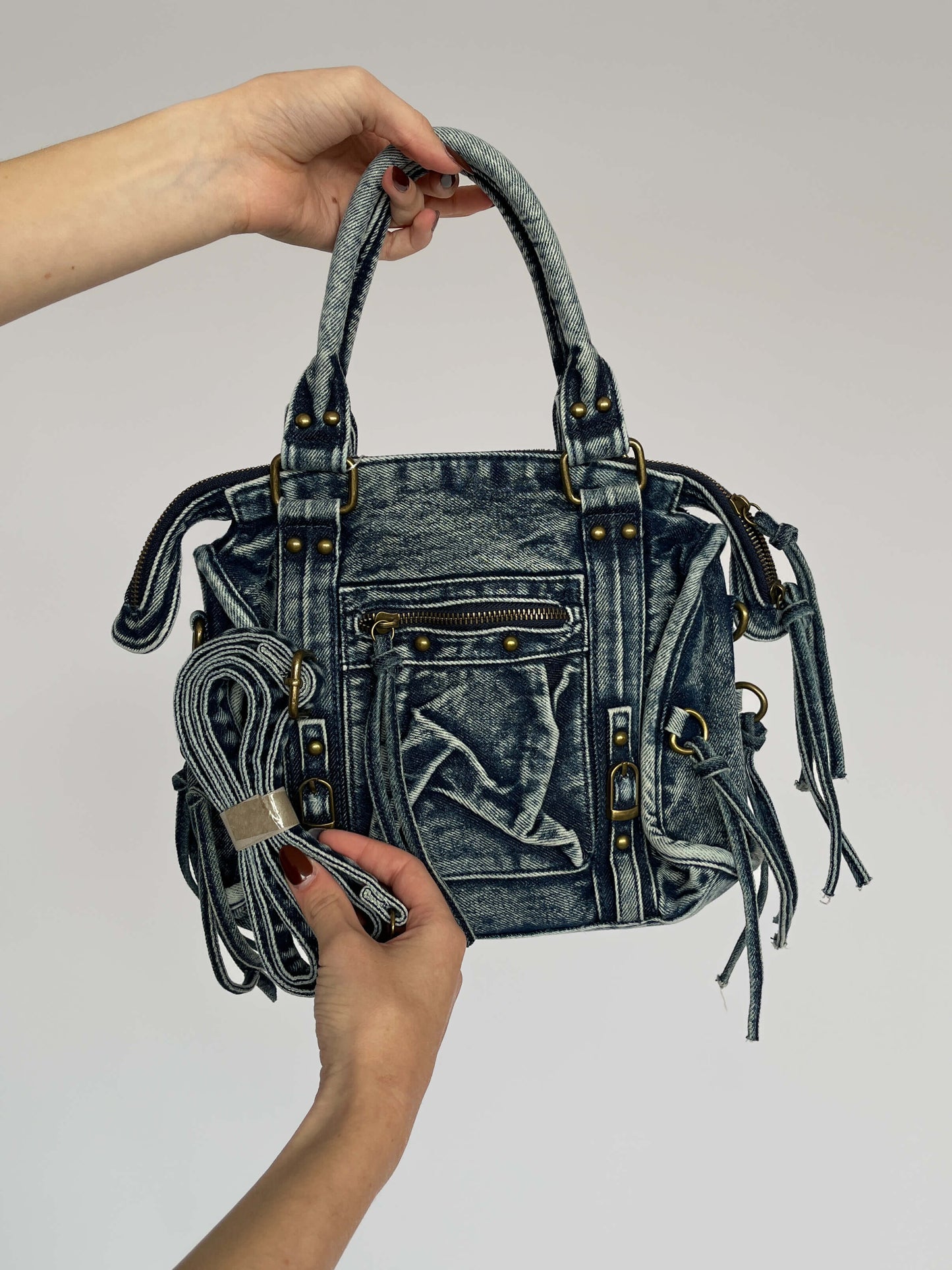 Denim City Bag - Blauw
