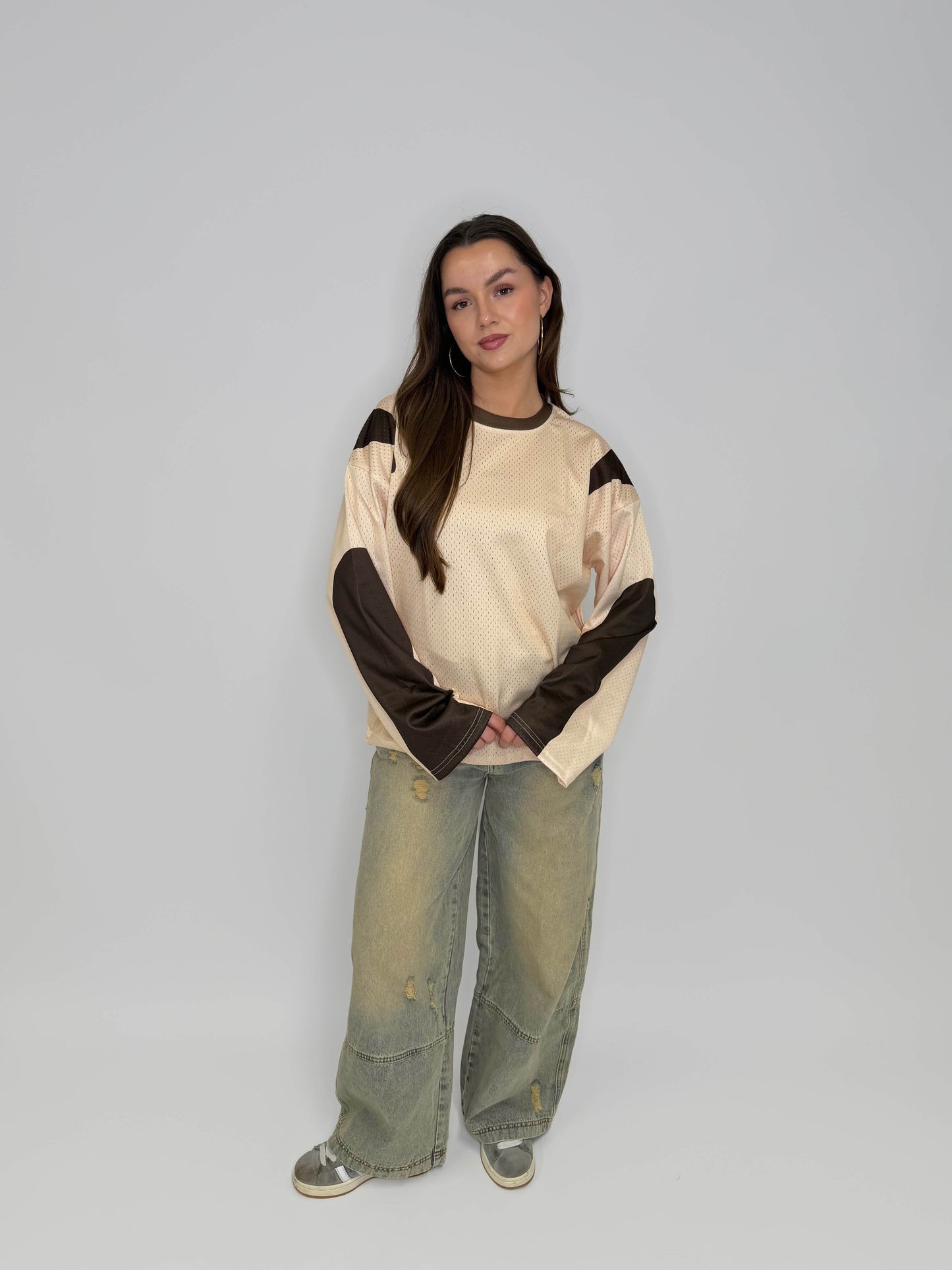 Lexi Priority Jersey Longsleeve- Brown
