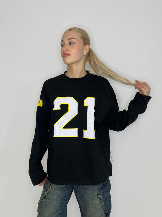 21 Jersey - Black/Yellow
