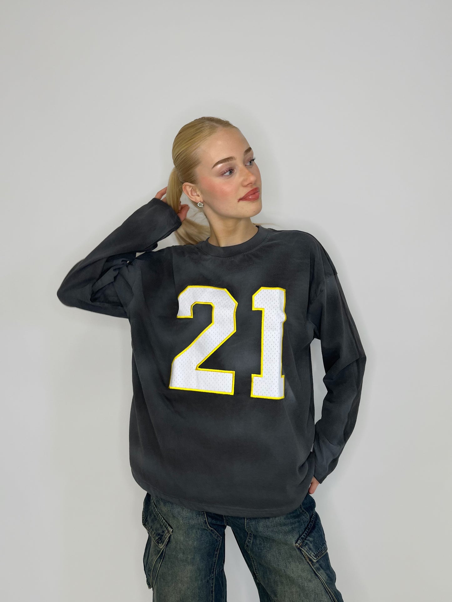 21 Jersey - Grey/Yellow