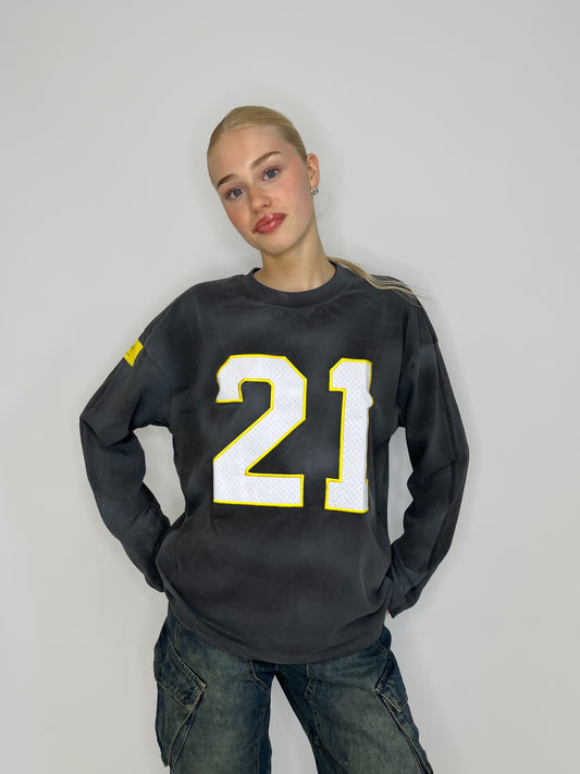 21 Jersey - Grey/Yellow