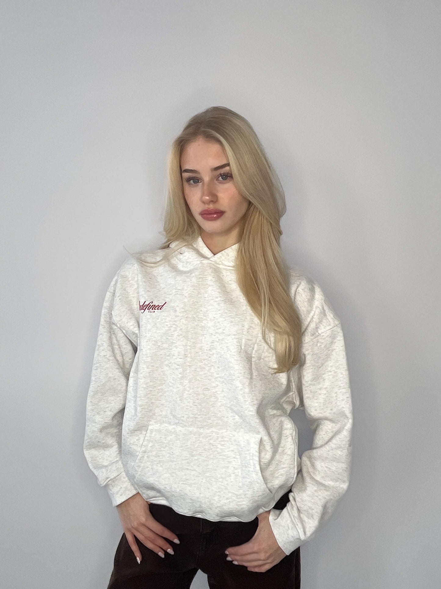 Love heart hoodie - Grey