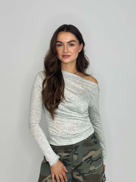 Randi top - Grey