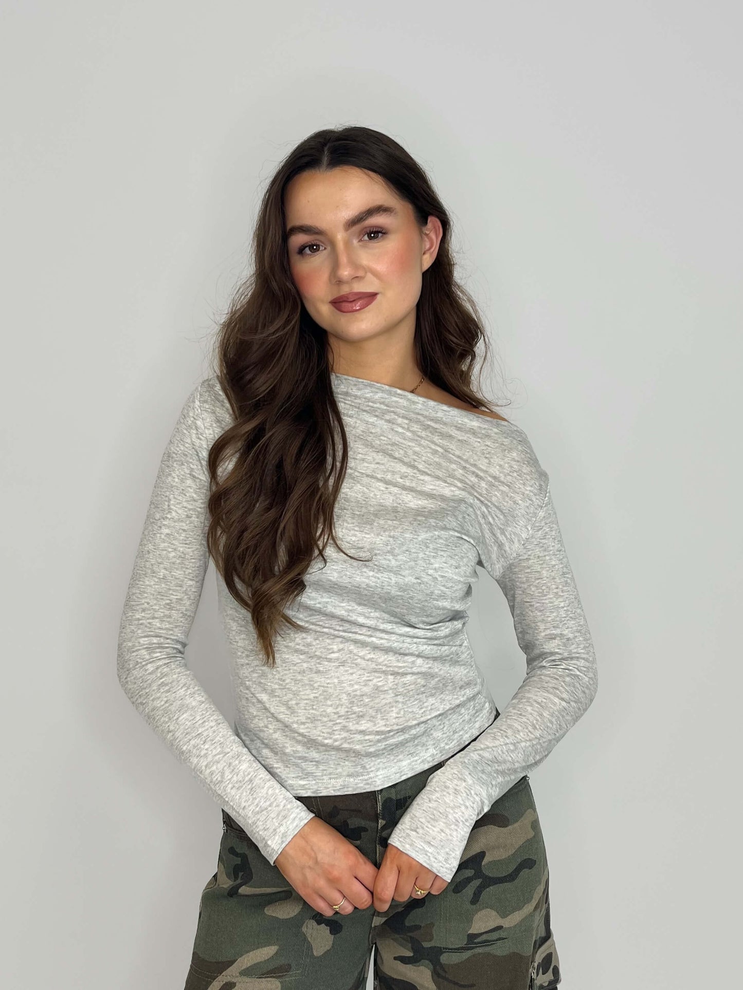 Randi top - Grey