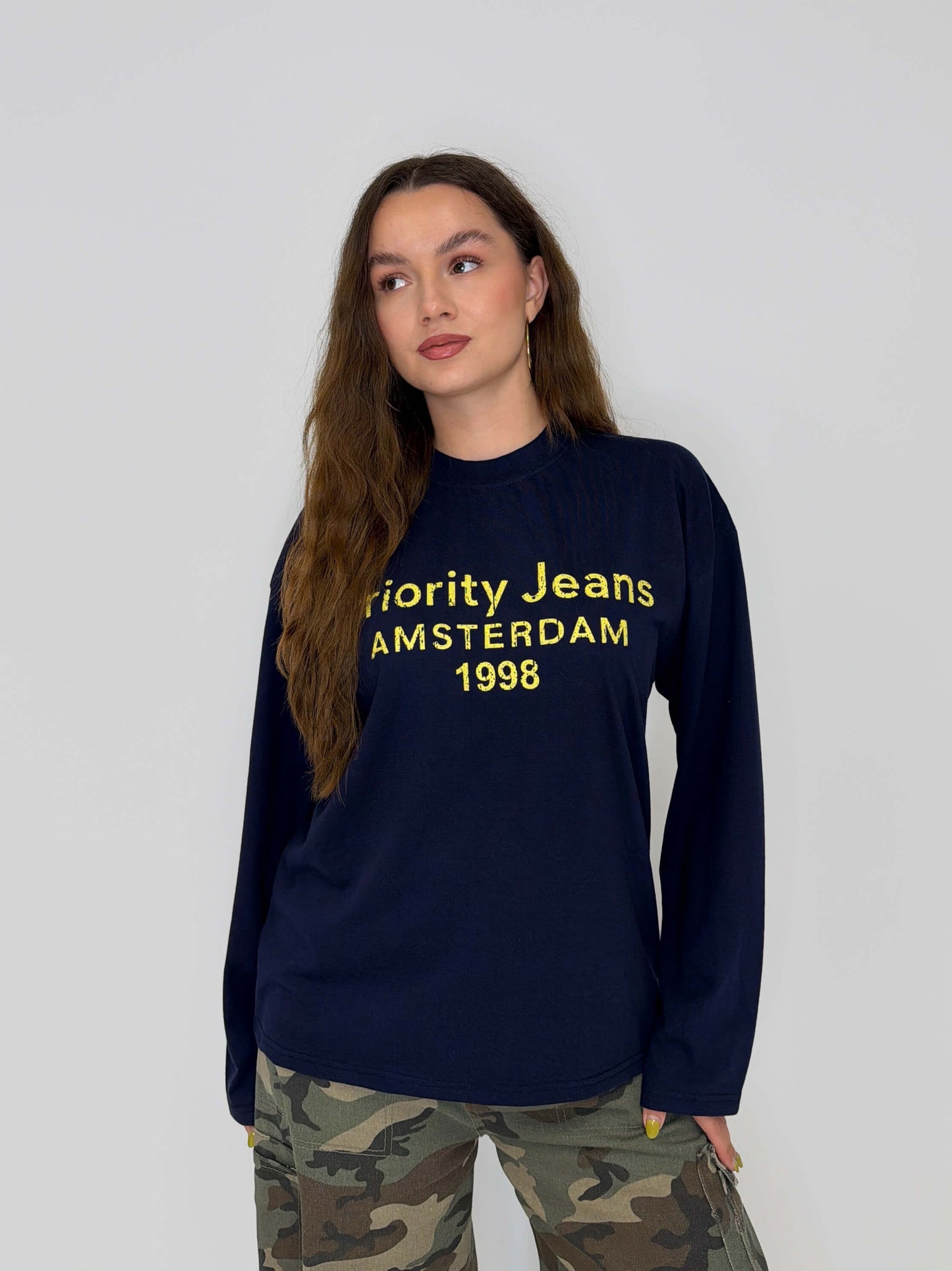 Priority Jeans Amsterdam Longsleeve - Navy