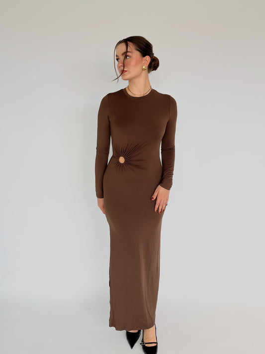 Riley Dress - Brown