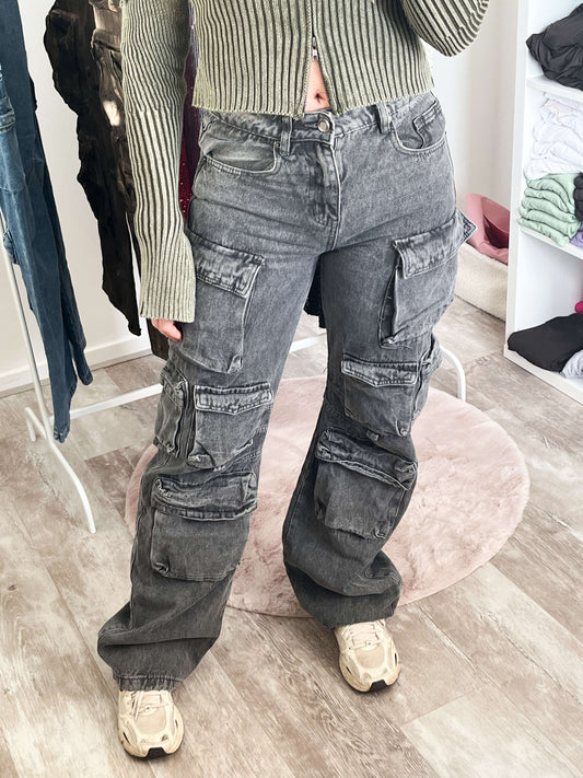 Dunja cargo - Dark Grey