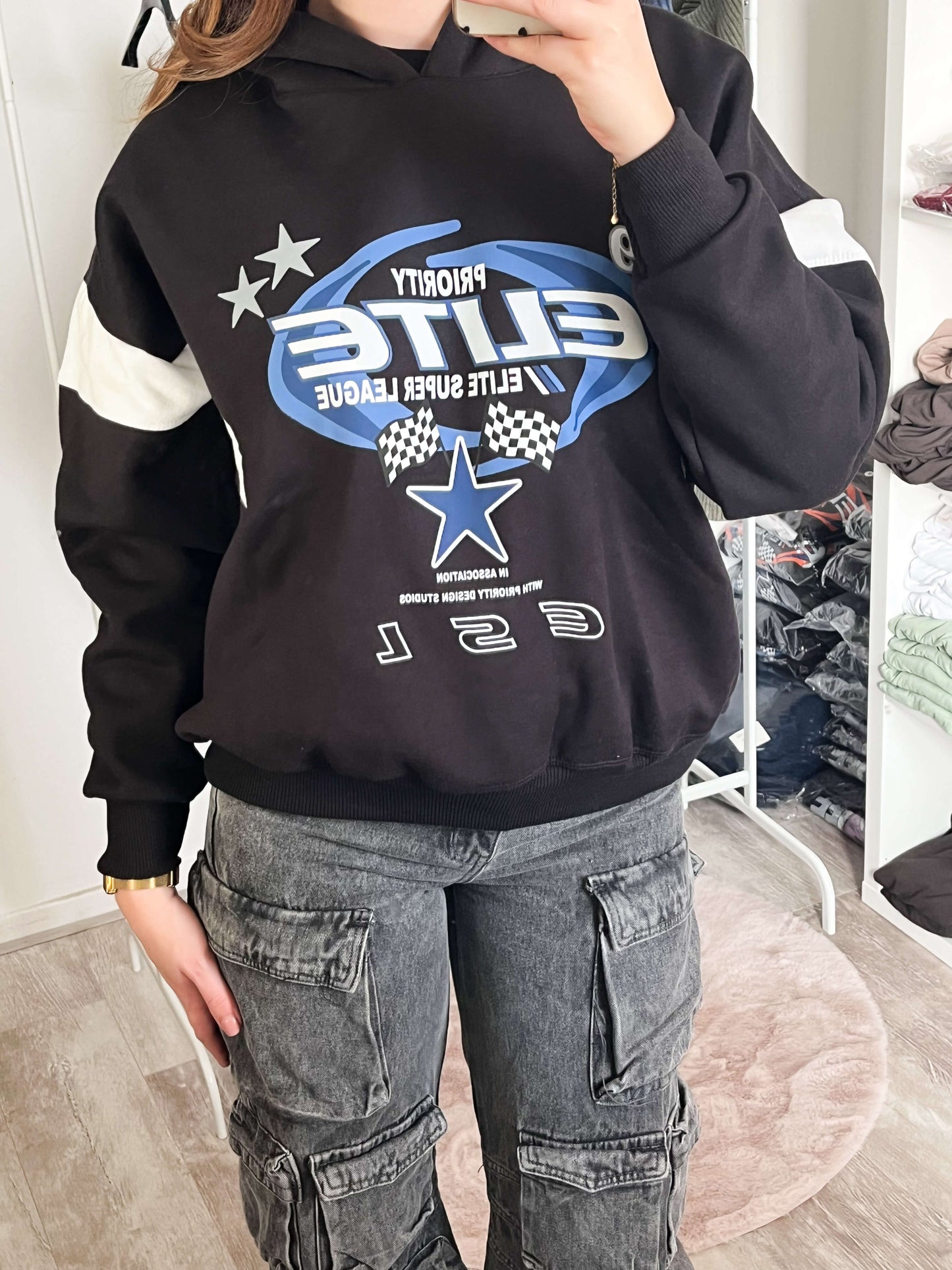 Elite hoodie - Blauw