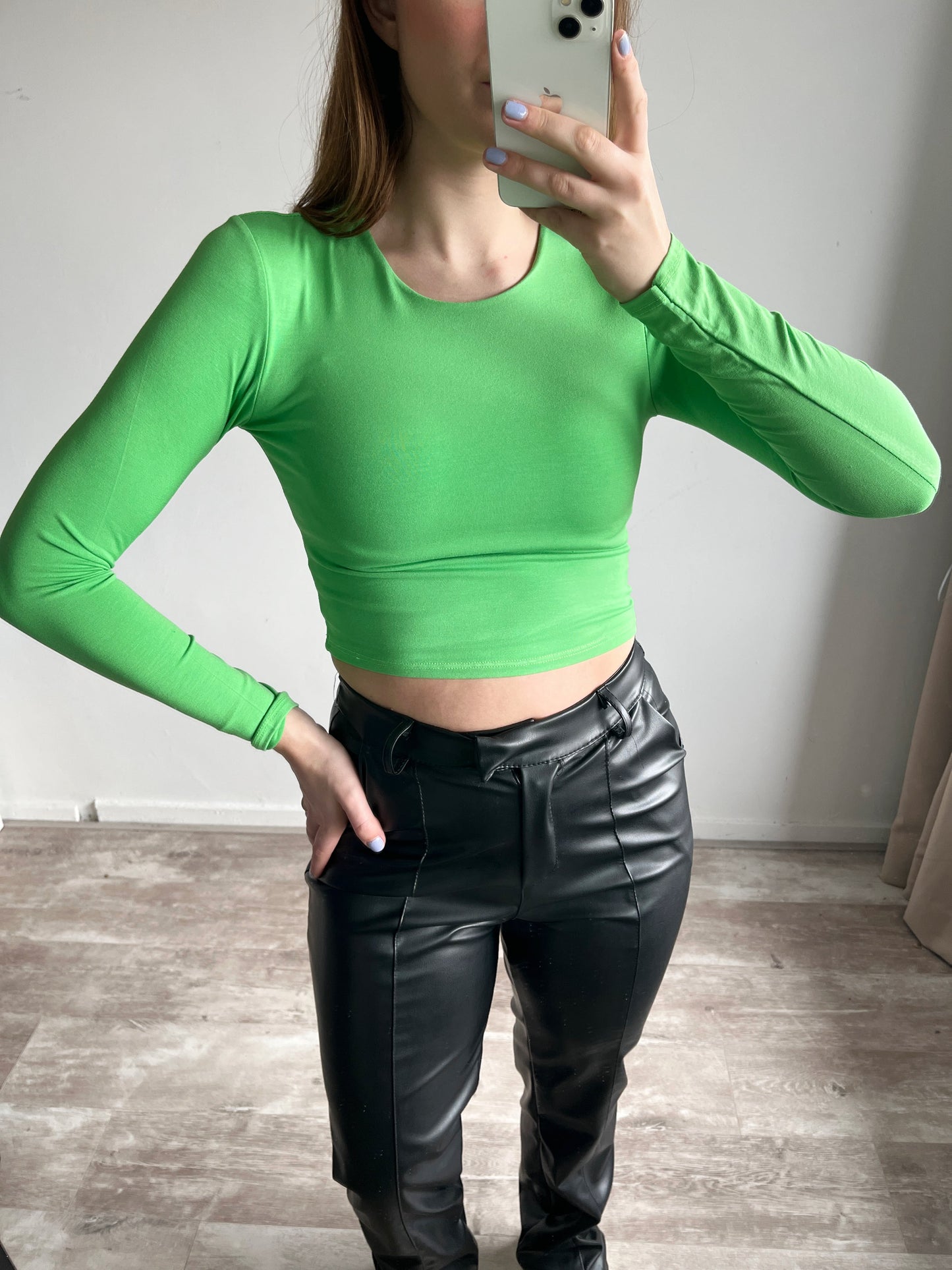 Leela Top - Groen